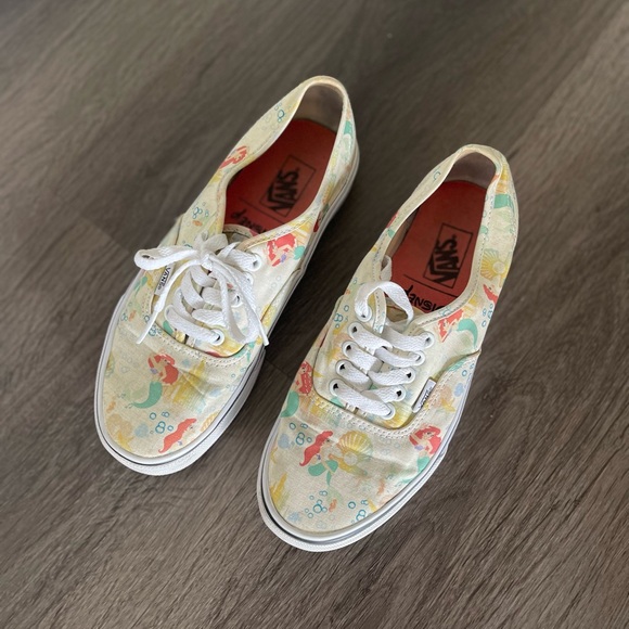 Vans x Disney The Little Mermaid Sneakers Rare - Picture 1 of 7